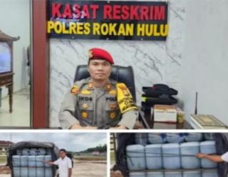Polres Rohul Berhasil Amankan Mobil Angkut 3000 Liter BBM Subsidi